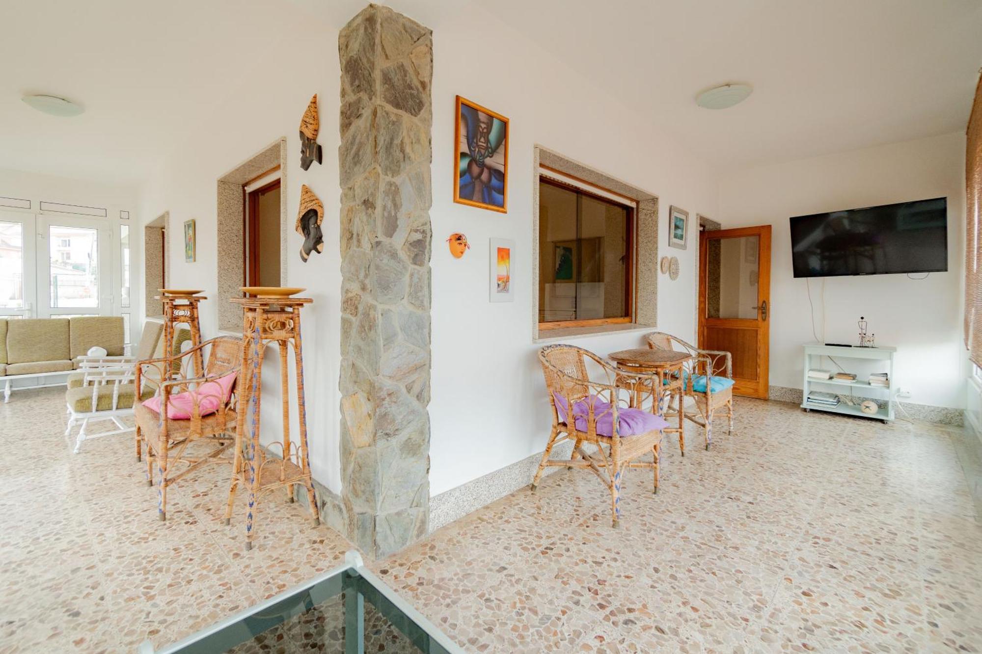 Chalet Areo Do Rio - Playa De Razo Bagian luar foto